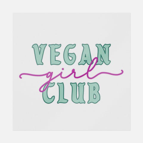 Vegan Girl Club - Ninja Transfers