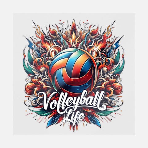 Volleyball Life Graphics - Ninja Transfers