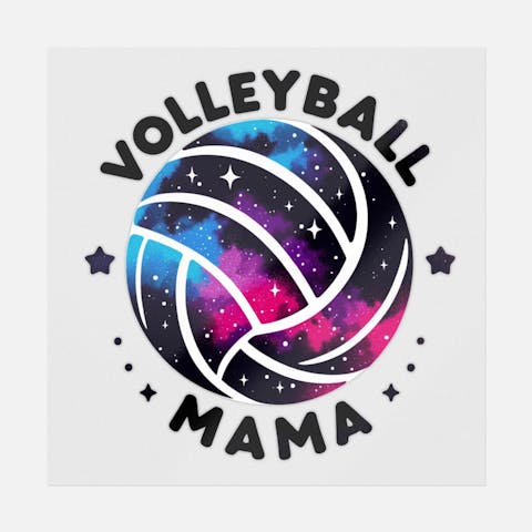 Volleyball Mama Galaxy - Ninja Transfers
