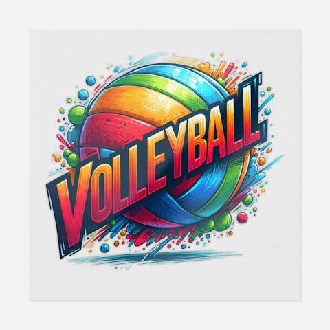 Volleyball Sketch - Ninja Transfers