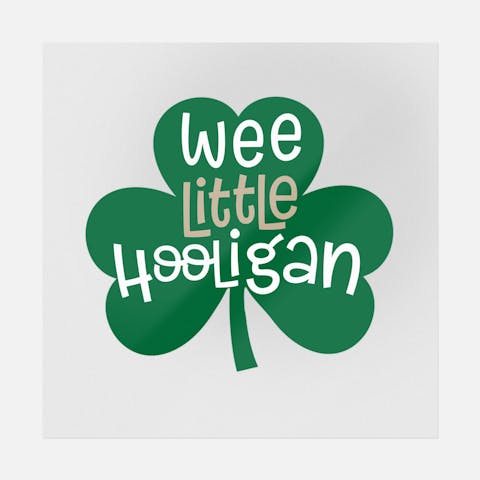 Wee Little Hooligan - Ninja Transfers