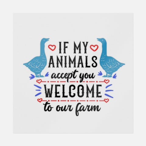 Welcome To Our Farm - Ninja Transfers