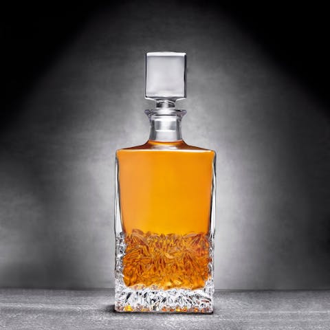 Whiskey Decanter - Rectangle - 750ML - Ninja Transfers
