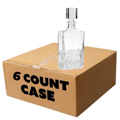 Whiskey Decanter - Rectangle - 750ML - Ninja Transfers