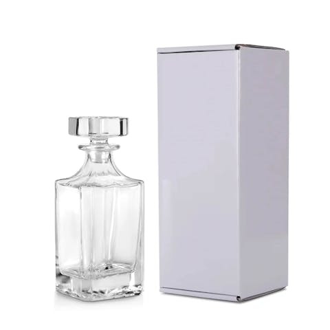 Whiskey Decanter - Square - 750ML - Ninja Transfers