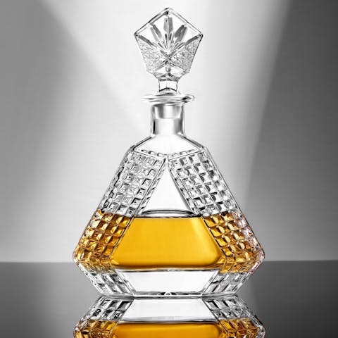 Whiskey Decanter - Triangle - 650ML - Ninja Transfers