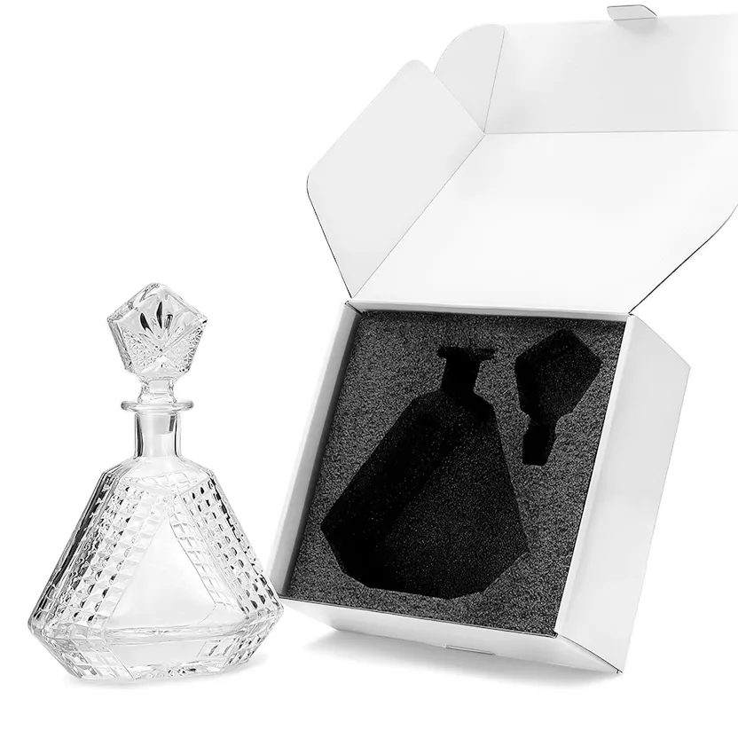 Whiskey Decanter - Triangle - 650ML - Ninja Transfers