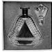 Whiskey Decanter - Triangle - 650ML - Ninja Transfers