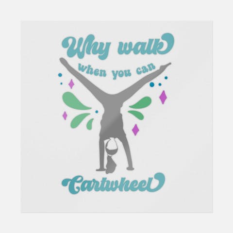 Why Walk When You Can Cartwheel - Ninja Transfers