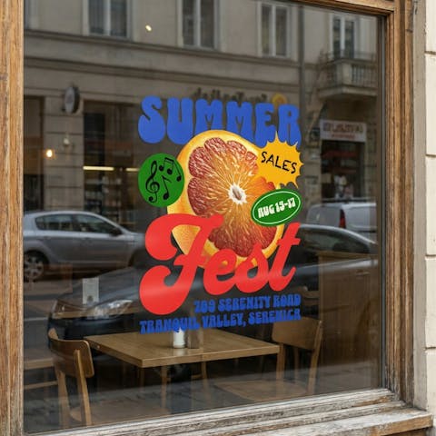 Crisp, High-Impact Window Displays