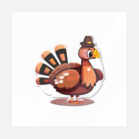 Winged Wanderer Turkey Thanksgiving - Ninja Transfers