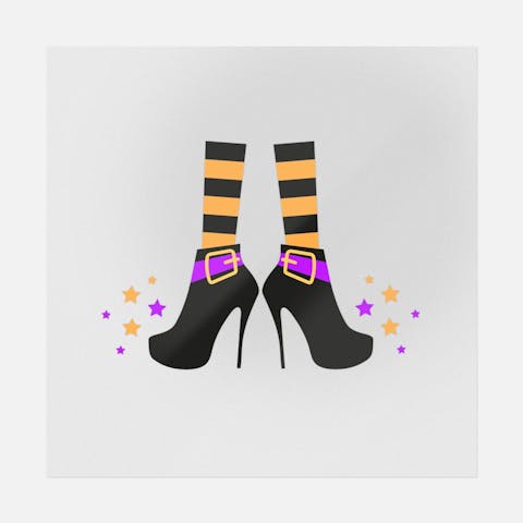 Witchy Socks - Ninja Transfers