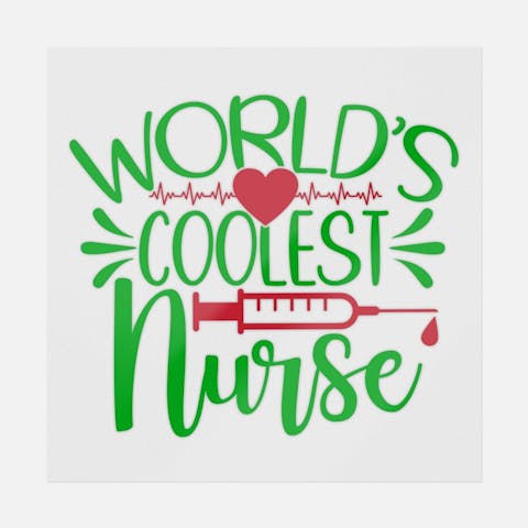 World's Coolest Nurse - Ninja Transfers