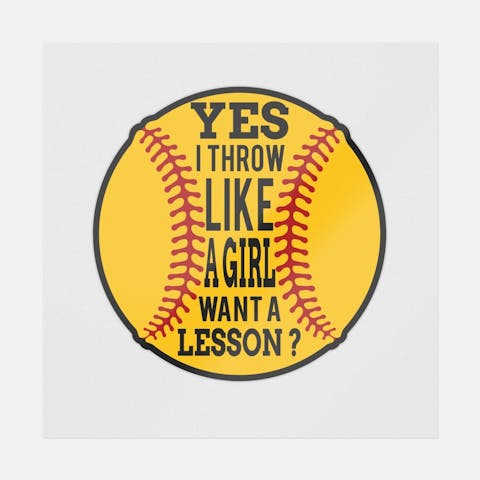 Yes I Throw Like A Girl Want A Lesson? - Ninja Transfers