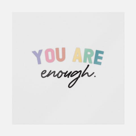 You Are Enough Simple - Ninja Transfers