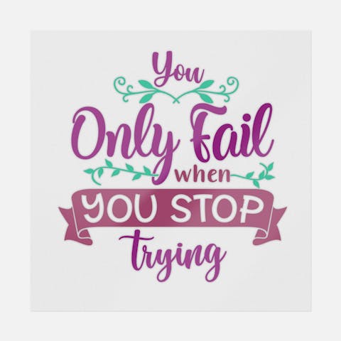 You Only Fail When You Stop Trying - Ninja Transfers