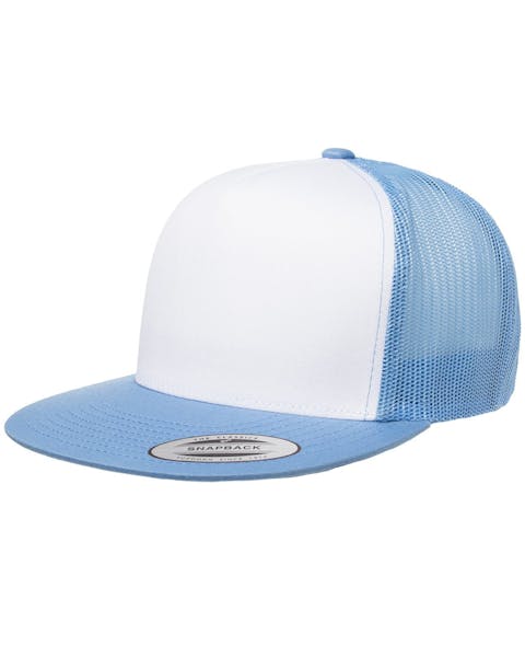 Yupoong 6006W Adult Classic Trucker with White Front Panel Hat - Ninja Transfers